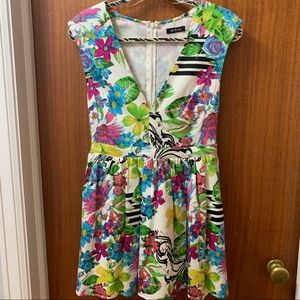 Colorful Cocktail Mini Dress